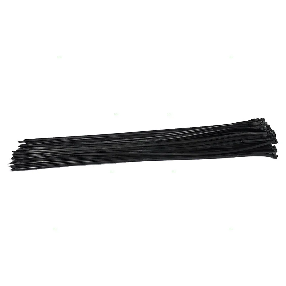 100 Pc Bag Black Nylon 36" Cable Zip Ties Self Locking Head UV Heat Crafts Home