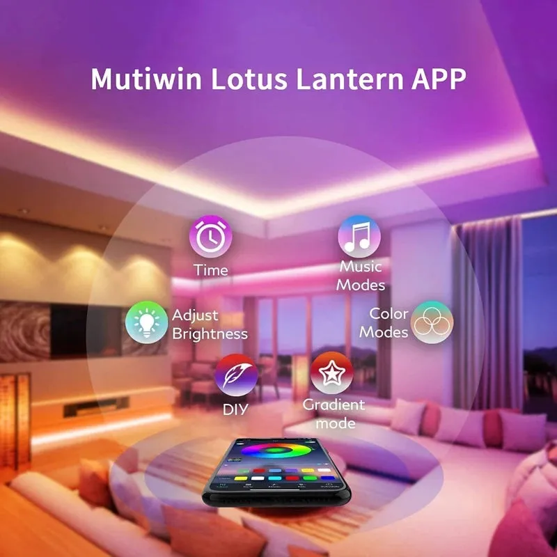 10M 5M Led Strip Light RGB Infrared Bluetooth ontroller luces Luminous