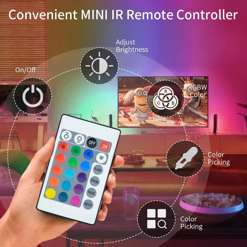 10M 5M Led Strip Light RGB Infrared Bluetooth ontroller luces Luminous