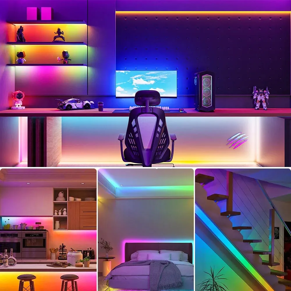12-Volt WS2811 DC RGB Addressable LED Strips Roll
