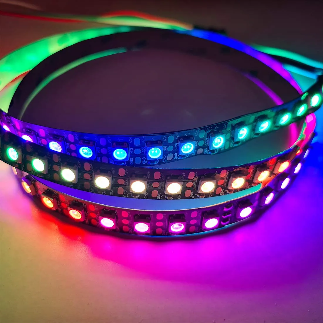 12-Volt WS2811 DC RGB Addressable LED Strips Roll