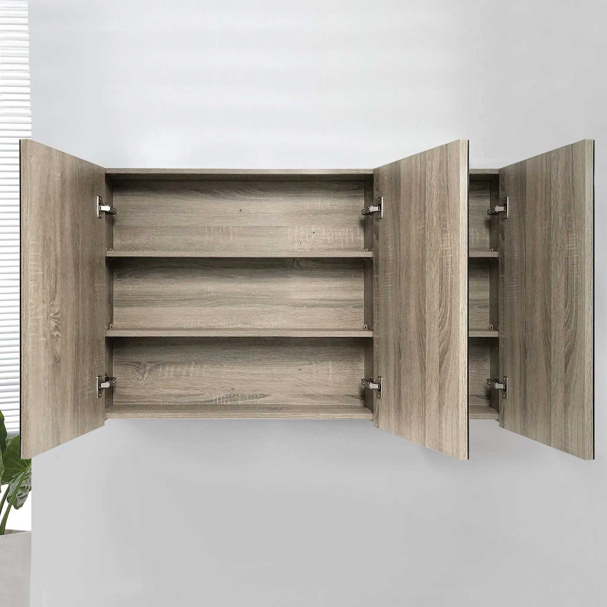 1200mm Oak Shaving Cabinet