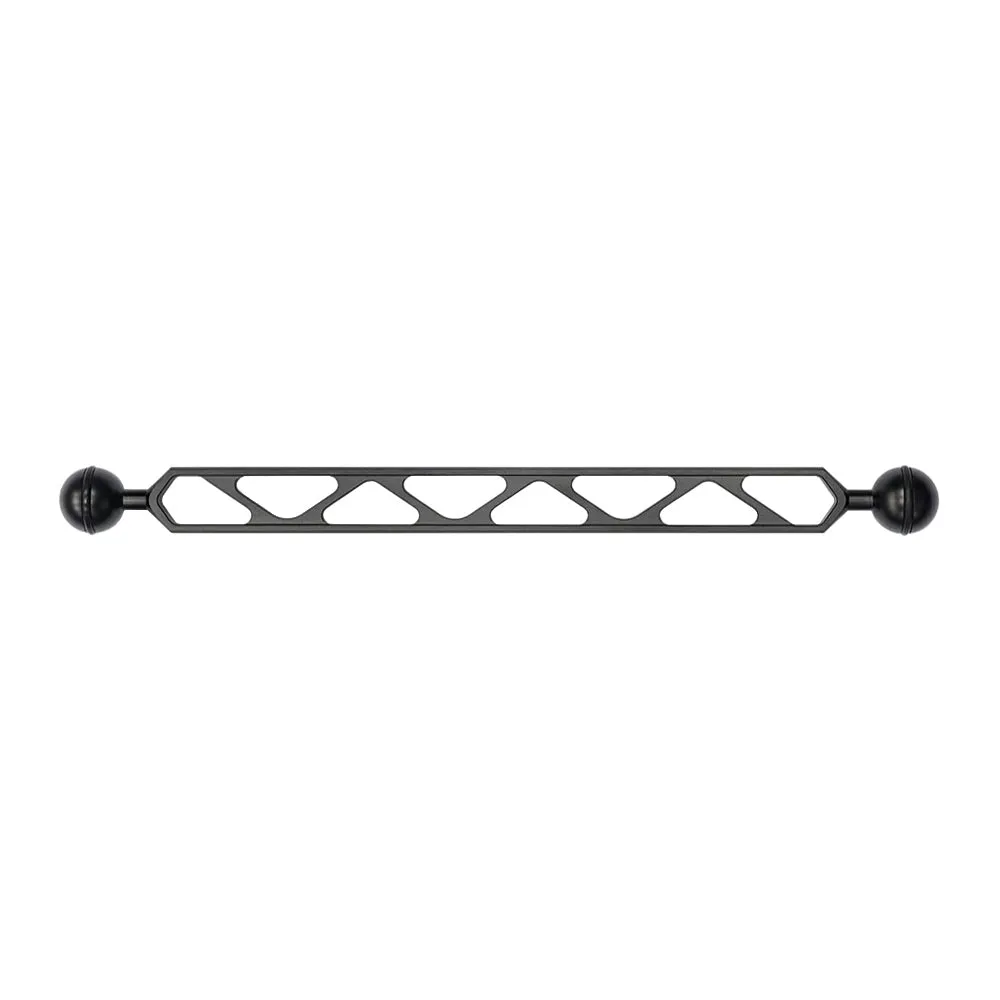 12"/30.5cm double 1 inch ball arm