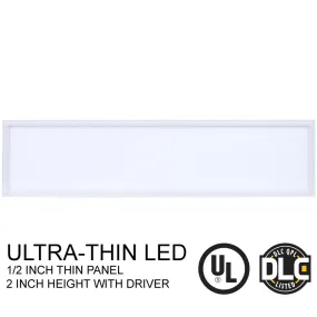 1x4 LED Flat Panel Light - 40W - 120-277V - 4200 Lumens - 4000K