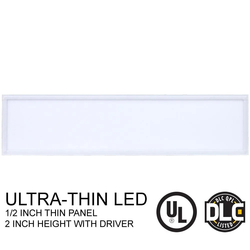 1x4 LED Flat Panel Light - 40W - 120-277V - 4200 Lumens - 4000K