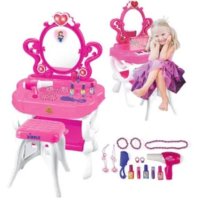 2 IN 1 PIANO DRESSING TABLE WITH FASHION ACCESSORIES