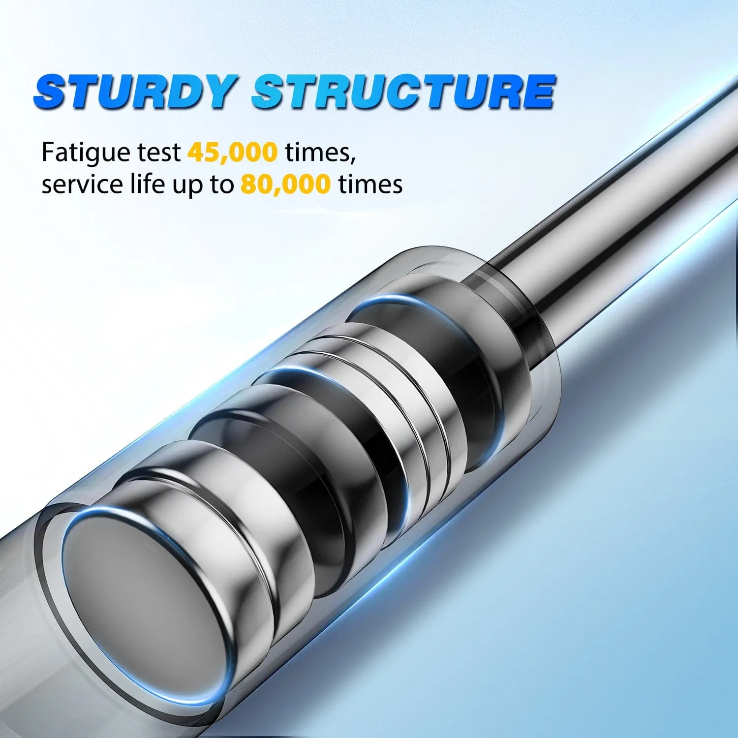 2 PCS Lift Support Struts Replacement for Jeep Grand Cherokee 1999-2004 Front Hood Gas Springs Shock Rods