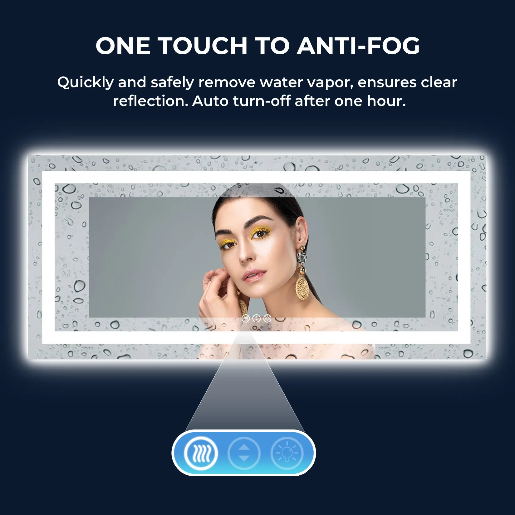 2022 Collection  Backlit   Frontlit LED Mirror for Bathroom 72 x 32 Inch