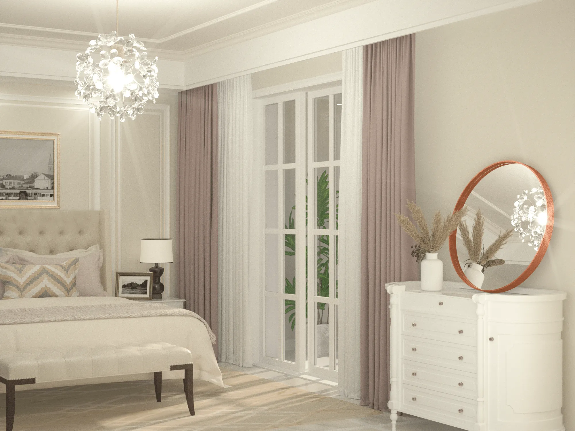 24 Inch | Minimalist Round Aluminum Metal Frame Wall-Mounted Vanity Mirror
