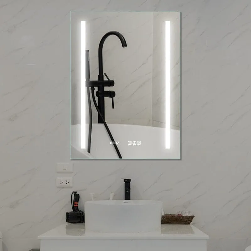 24 x 32 Inch LED Bathroom Mirror with Anti Fog Dimmable Touch Button