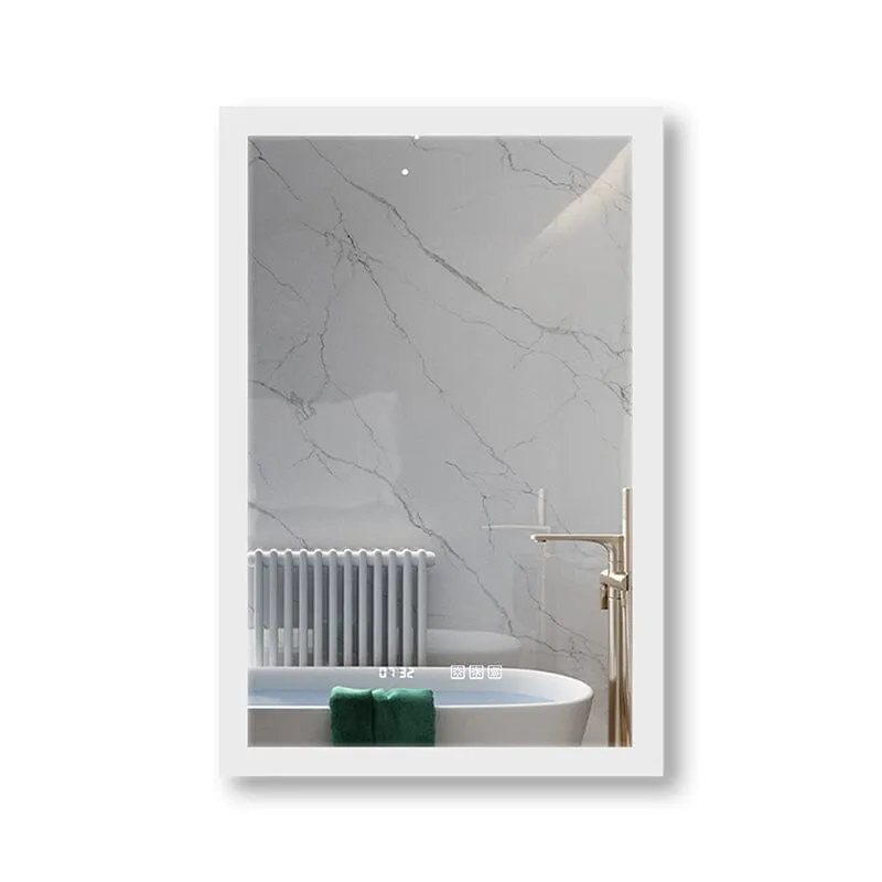 24 x 36 Inch LED Bathroom Mirror Anti Fog Dimmable Touch Button Memory Function
