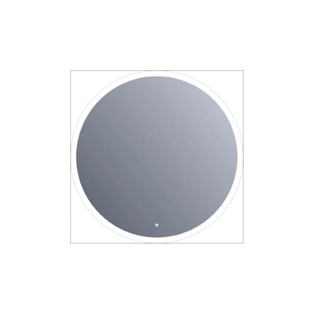 24" LED Round Mirror with 30mm width frosted. Touch Sensor (DAXDL73-6060)