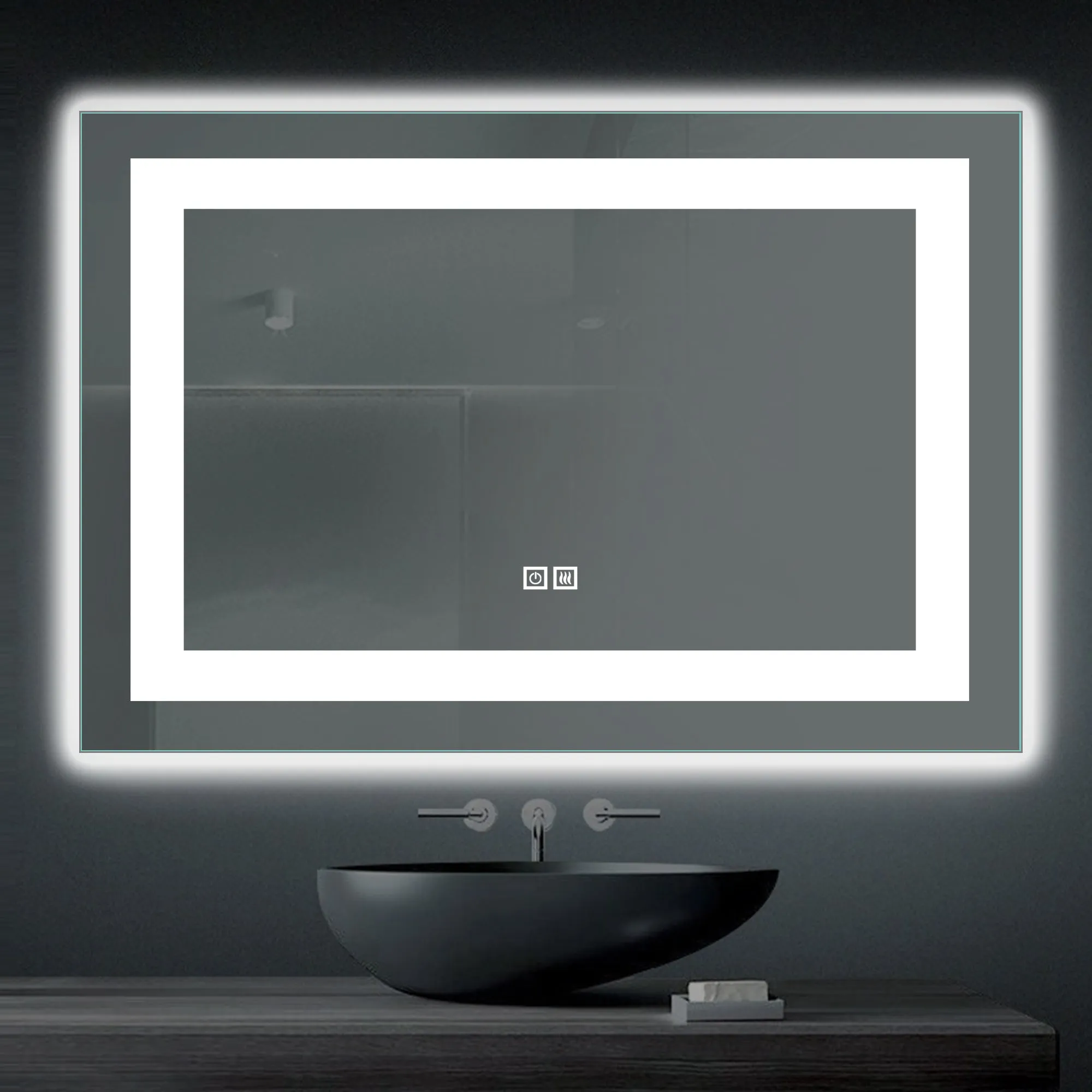 26-in H x 28-in W LED Bathroom Mirror