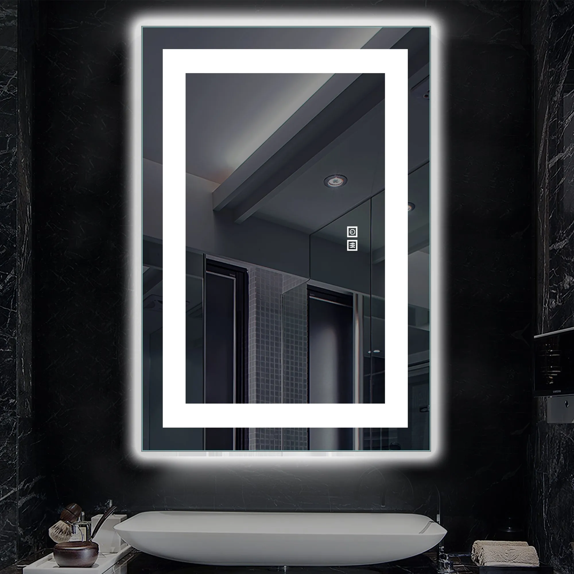 26-in H x 28-in W LED Bathroom Mirror