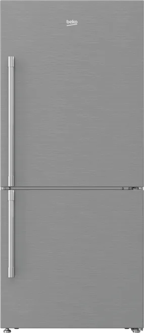 30" Freezer Bottom Stainless Steel Refrigerator with Auto Ice Maker