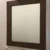 36‚Ä≥ Hand Hammered Rectangle Copper Mirror with Tree Design