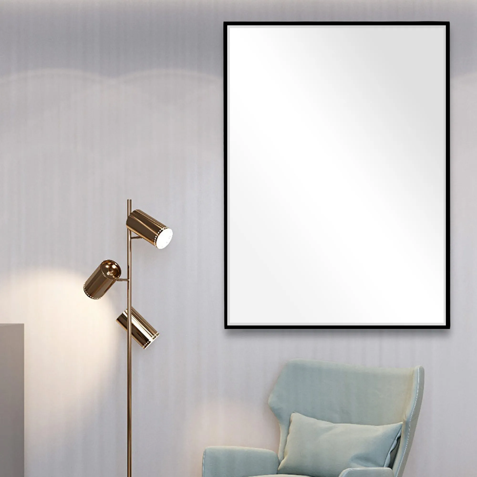 38-in H x 26-in W Wall Mirror