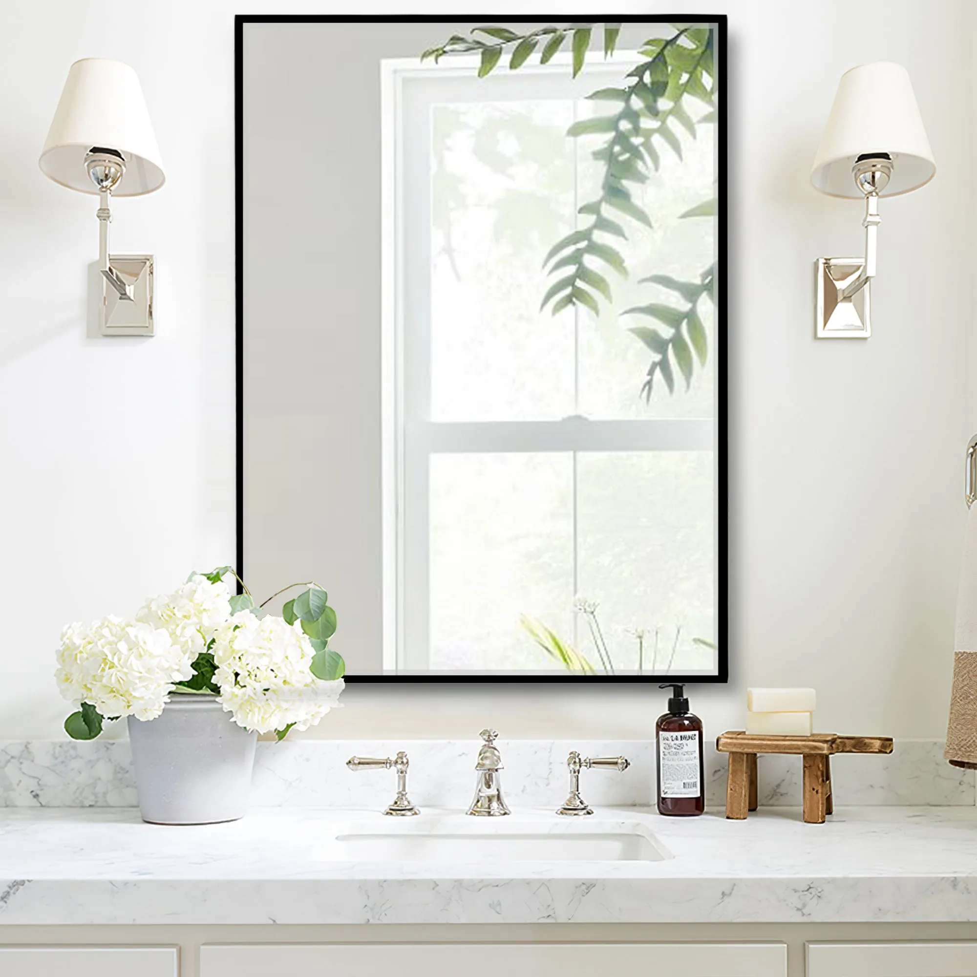 39-in H x 29-in W Wall Mirror
