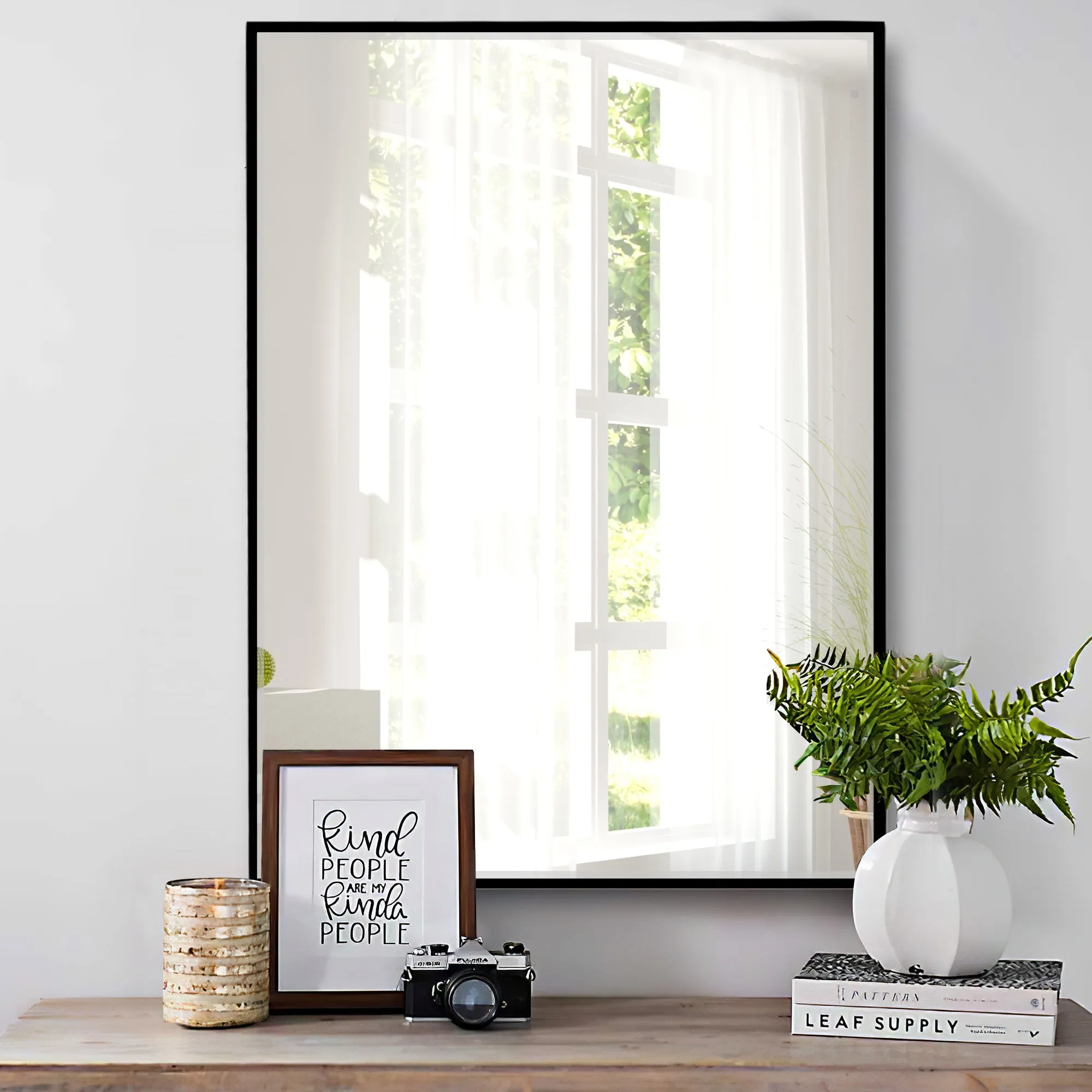 39-in H x 29-in W Wall Mirror
