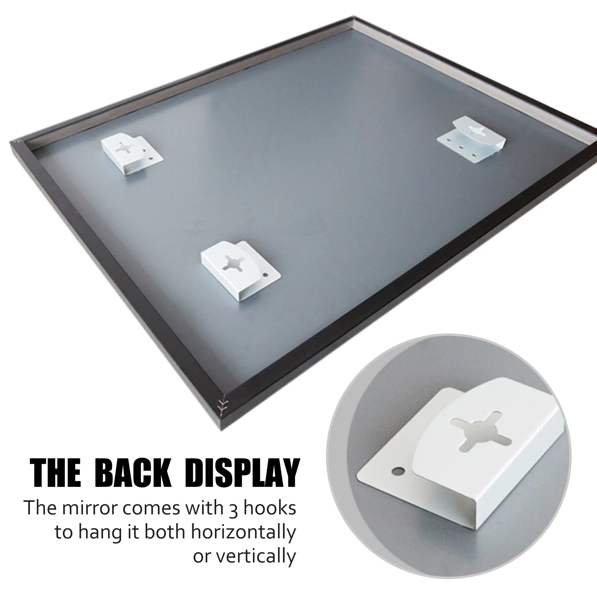 39-in H x 29-in W Wall Mirror