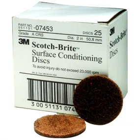 3M 7453 Velcro Coarse 2In Brown 25Bx