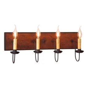 4 Light Vanity Light in Hartford Pumpkin