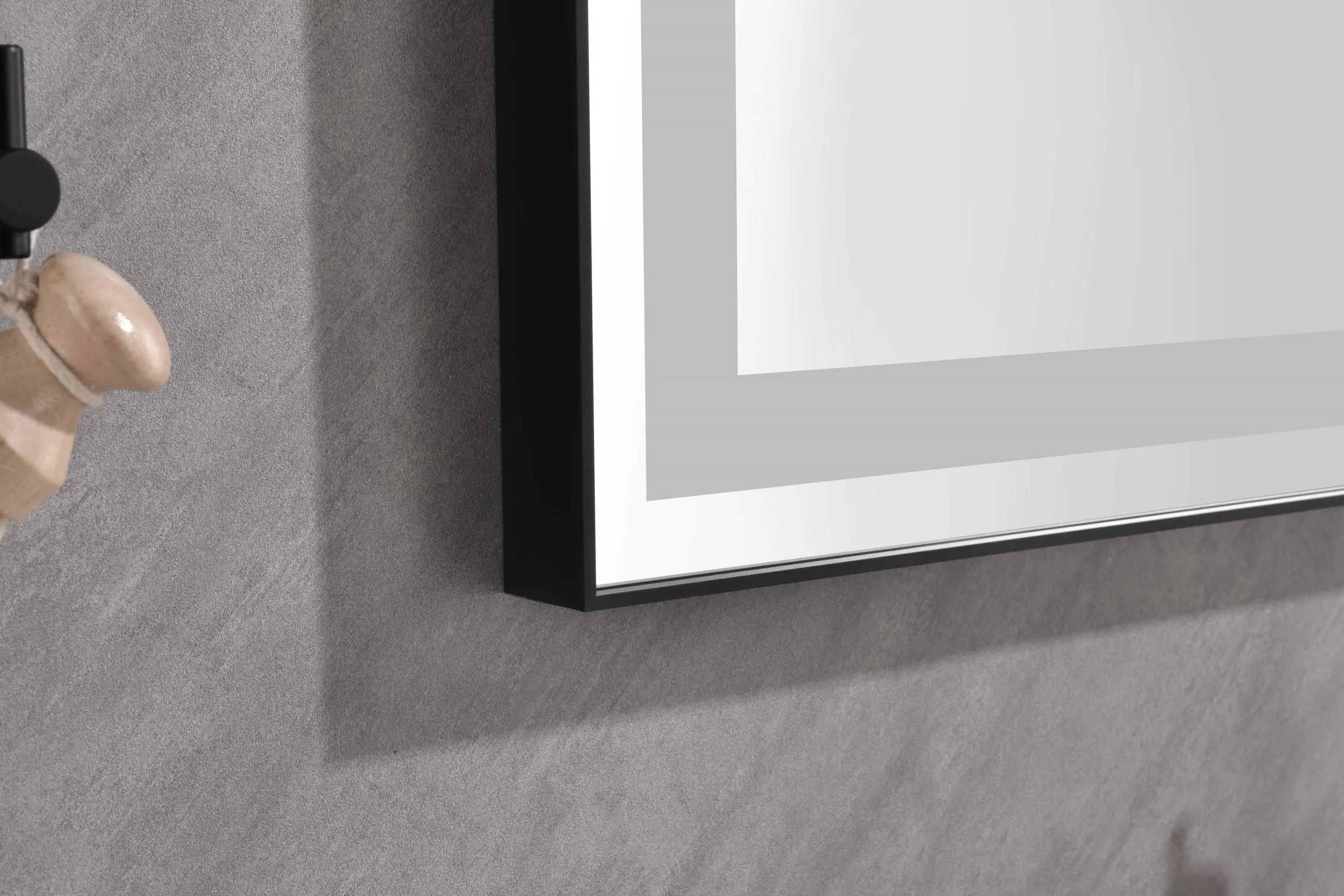 48*36 LED Lighted Bathroom Wall Mounted Mirror with High Lumen Anti-Fog Separately Control