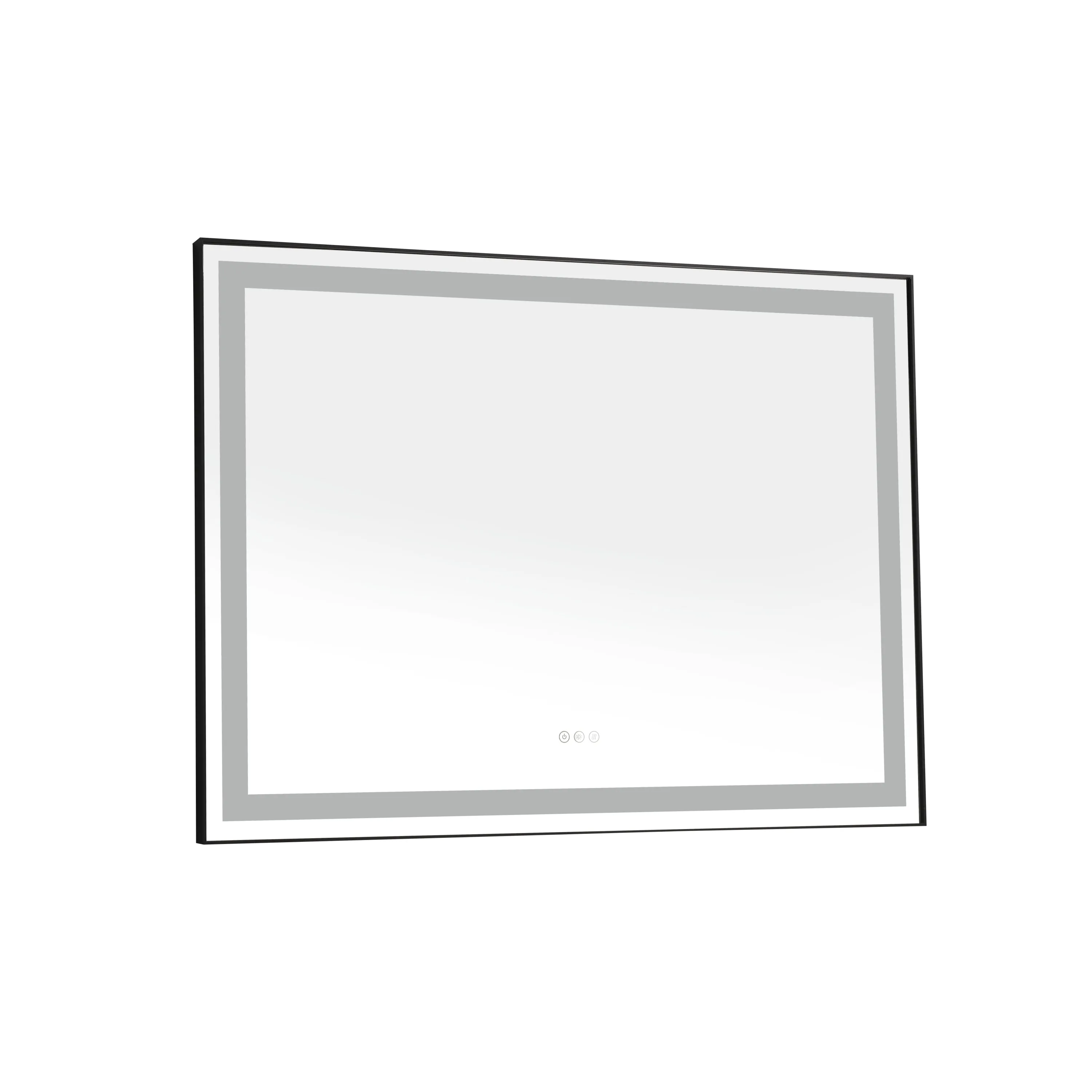 48*36 LED Lighted Bathroom Wall Mounted Mirror with High Lumen Anti-Fog Separately Control