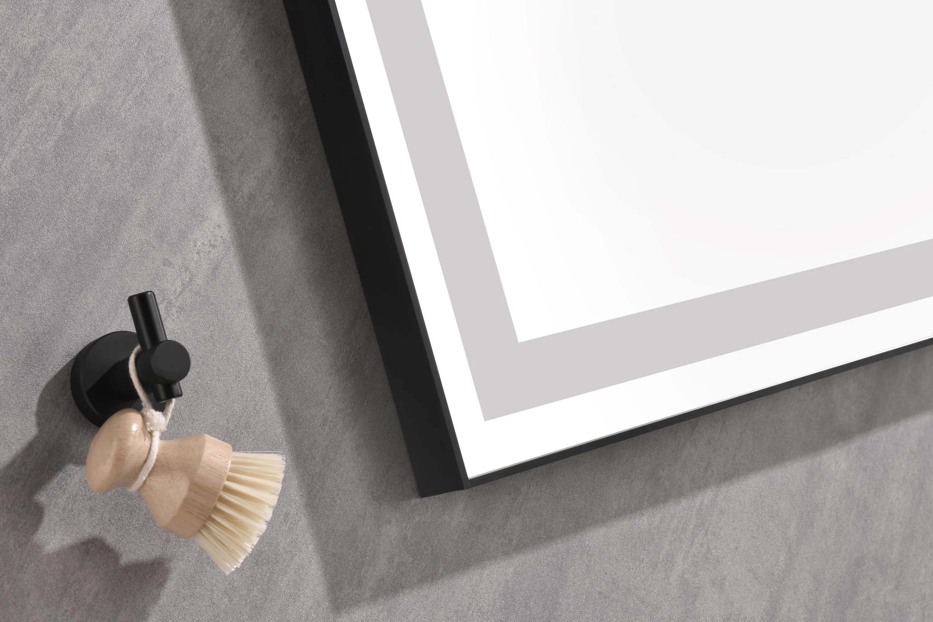 48*36 LED Lighted Bathroom Wall Mounted Mirror with High Lumen Anti-Fog Separately Control