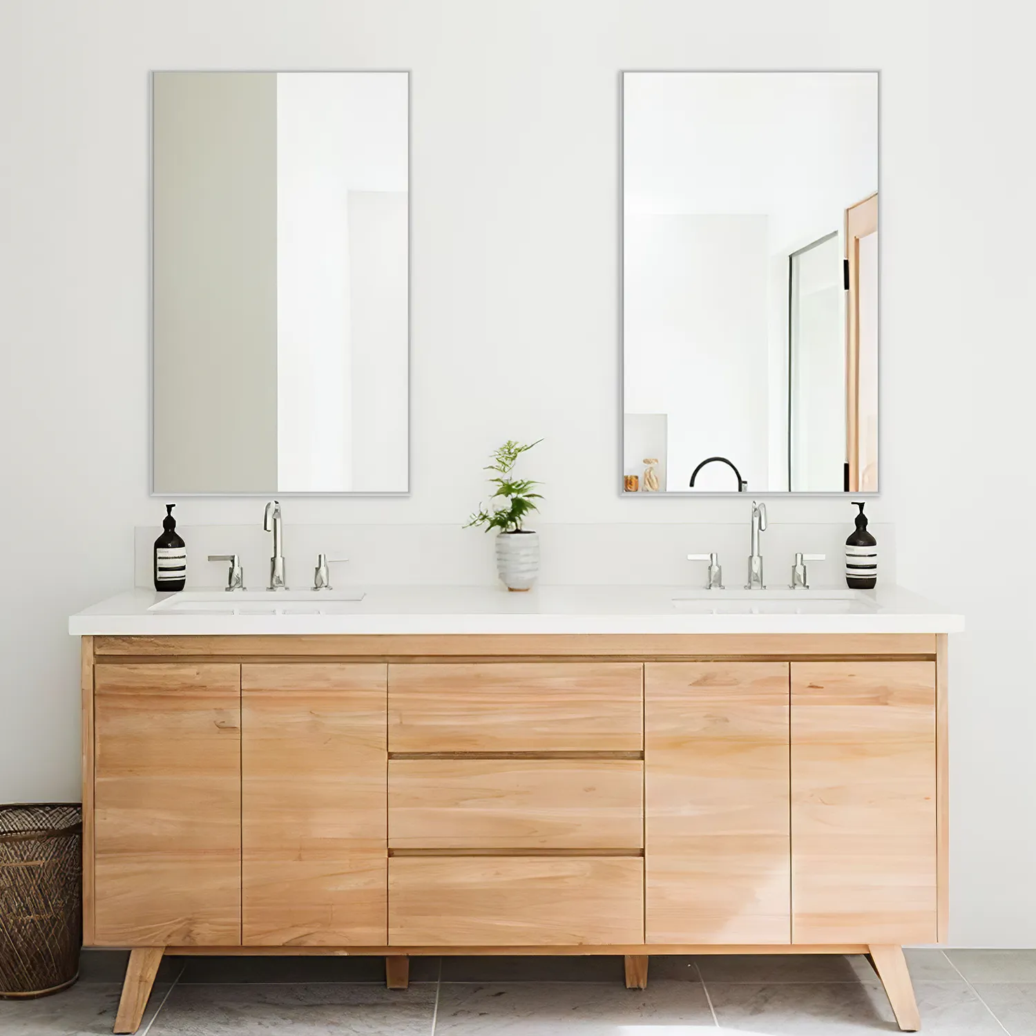 51"x32" Cozy Style Full Size Mirror Bathroom Full Length Wall Mirror