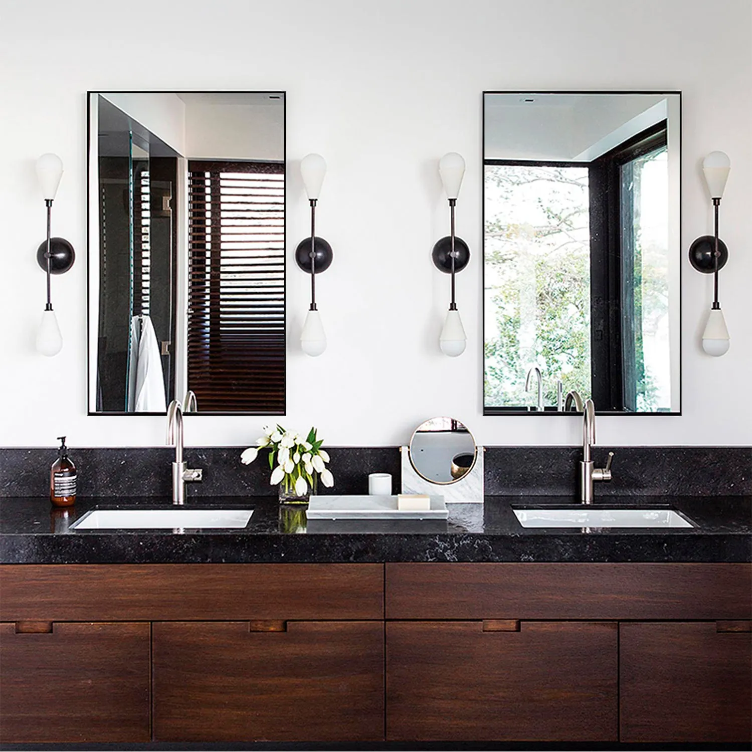 51"x32" Cozy Style Full Size Mirror Bathroom Full Length Wall Mirror