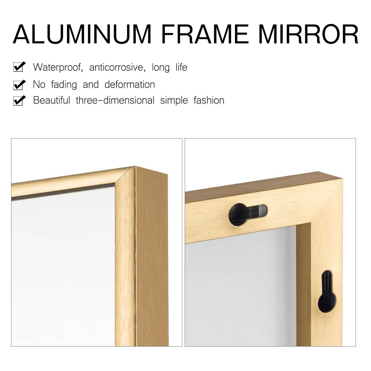 59-in H x 20-in W Wall Mirror