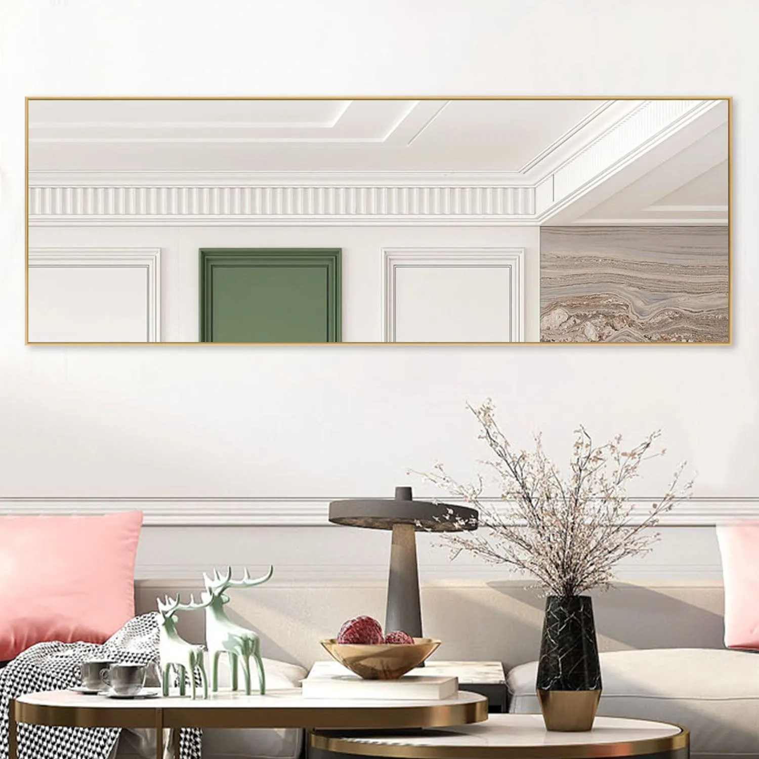 59-in H x 20-in W Wall Mirror