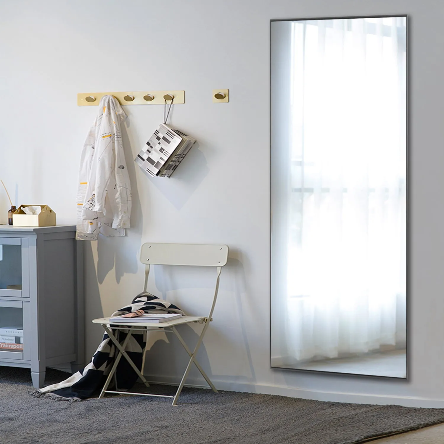 59-in H x 20-in W Wall Mirror