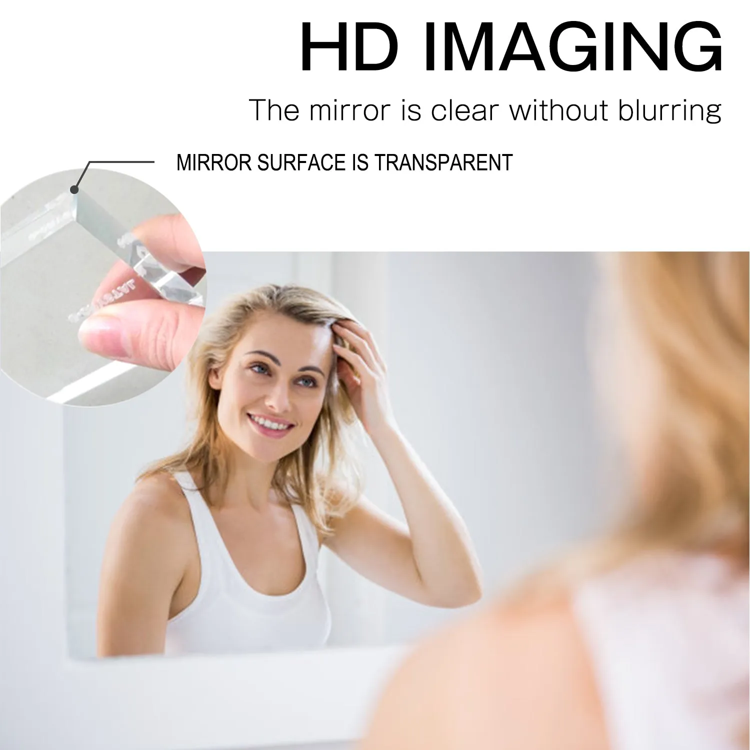 59-in H x 20-in W Wall Mirror