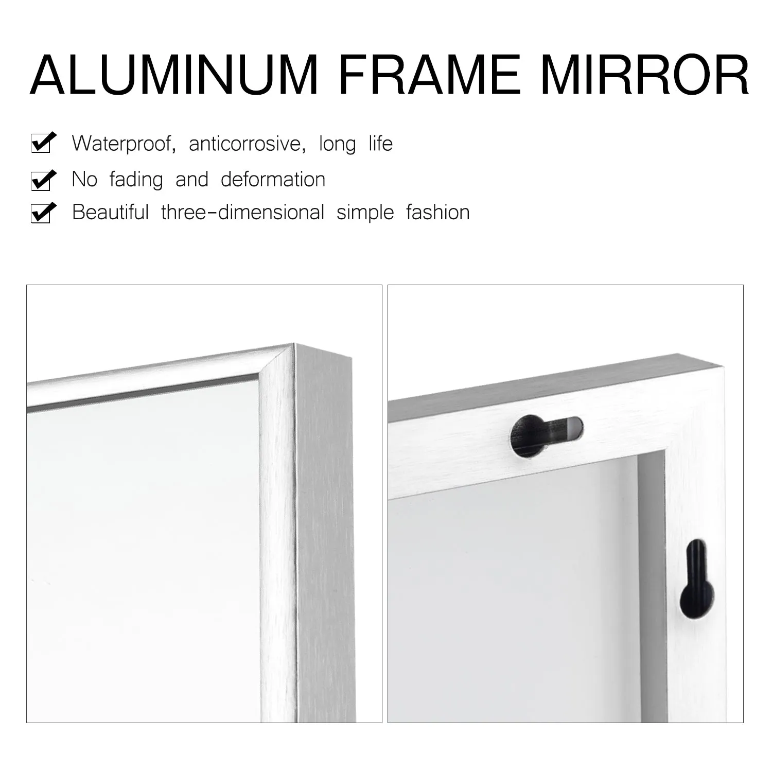59-in H x 20-in W Wall Mirror