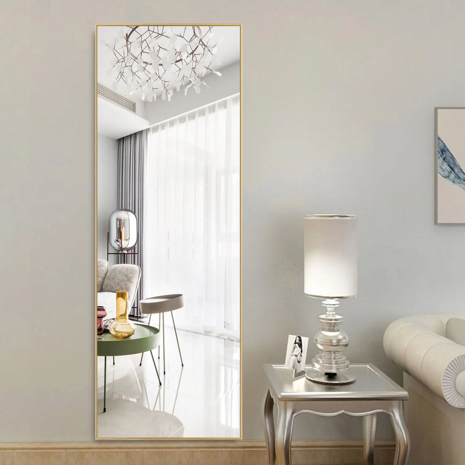 59-in H x 20-in W Wall Mirror