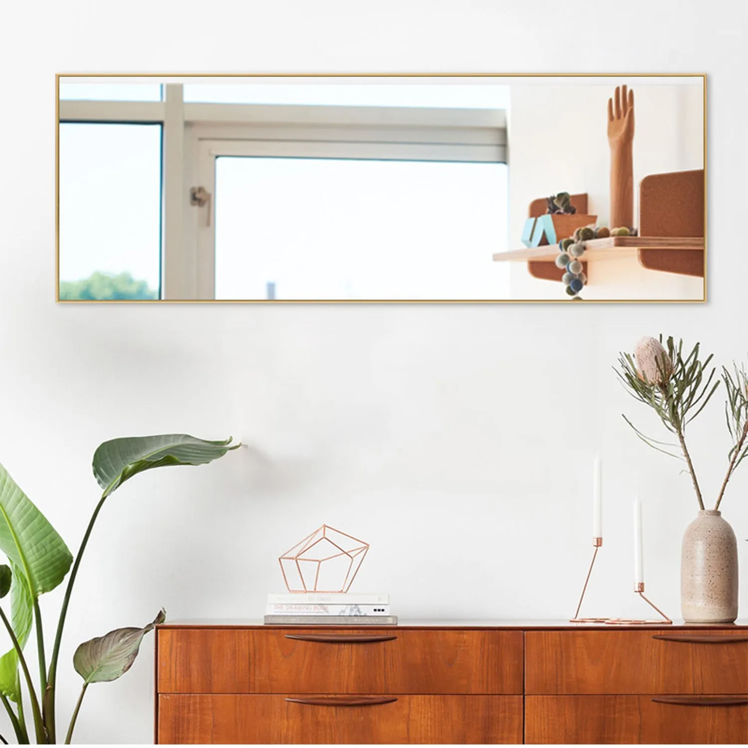 59-in H x 20-in W Wall Mirror