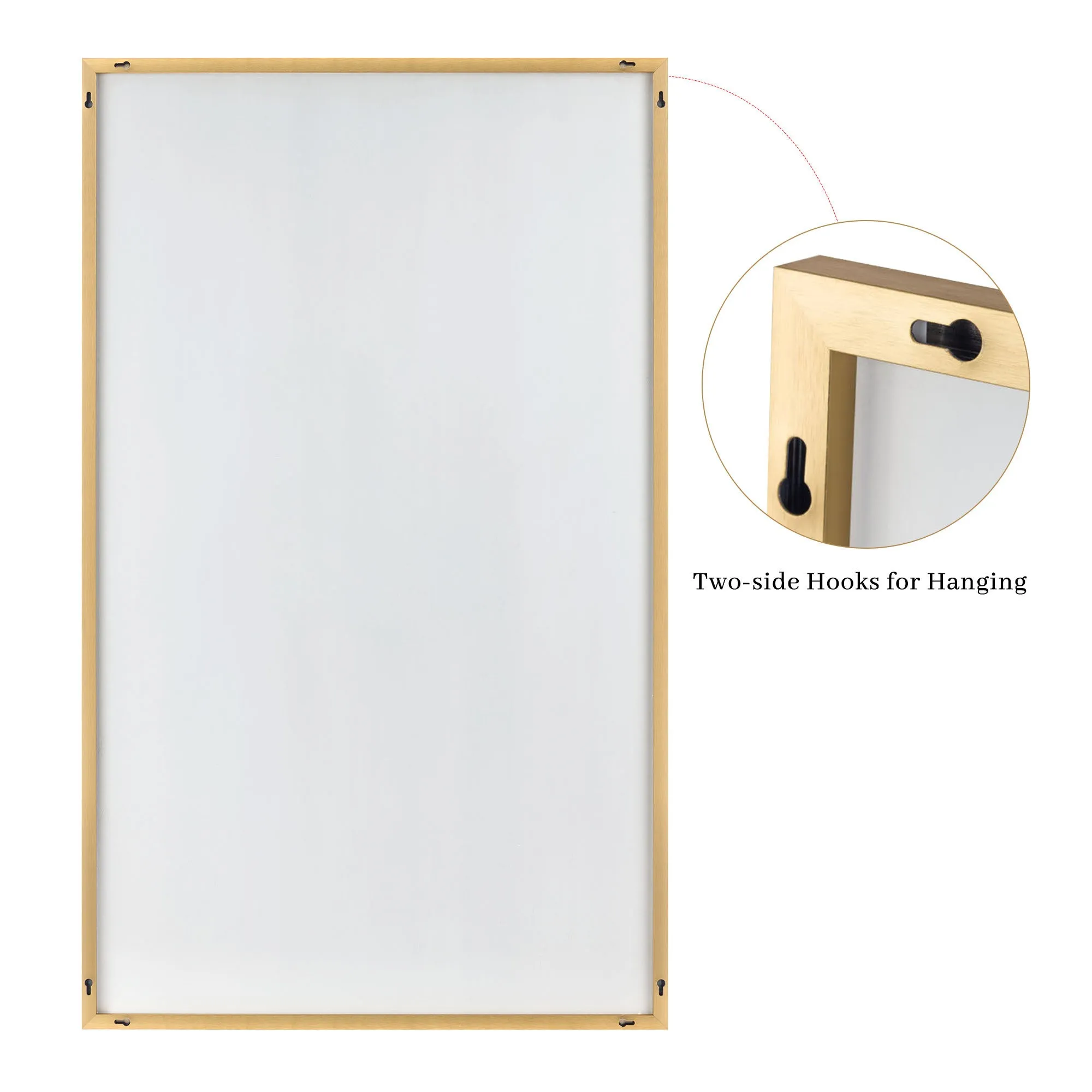 59"x36" Classic Full Length Wall Mirror Extra Large Full Body Mirror