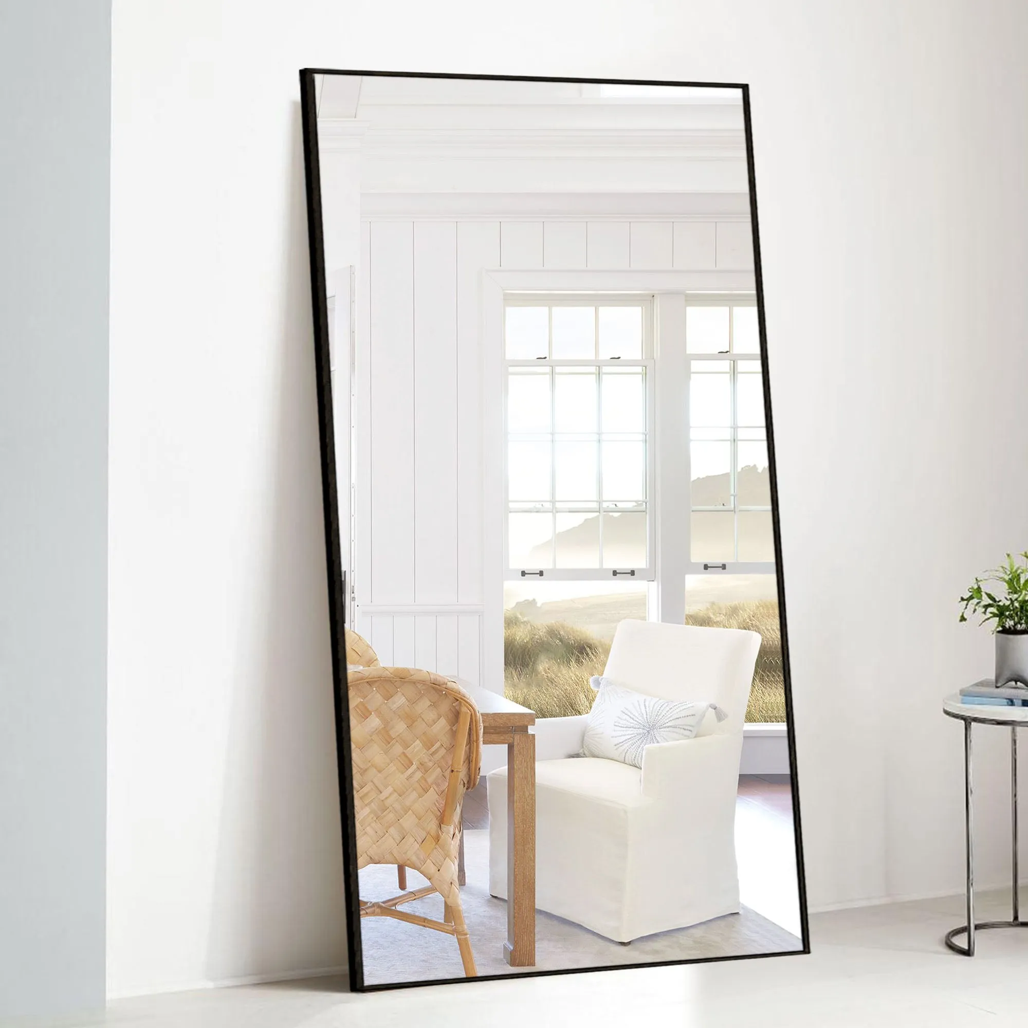 59"x36" Classic Full Length Wall Mirror Extra Large Full Body Mirror