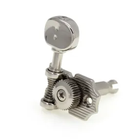 6-In-Line Retro Fender Style Ratio Machine Heads (PRN-4624-N0, Nickel Finish)