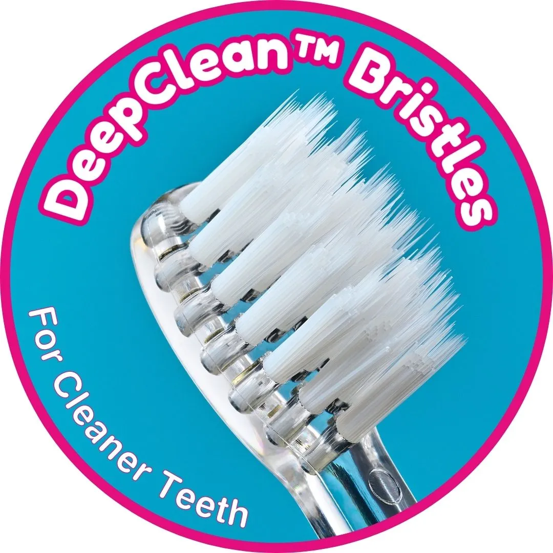 6 Packs of KidzSonic® Electric Toothbrush Replacement Brush Heads - Ages 3  Years (4 x Brush Heads Per Pack)