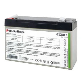 6V 12Ah Sealed Lead-Acid (SLA) Rechargeable Battery