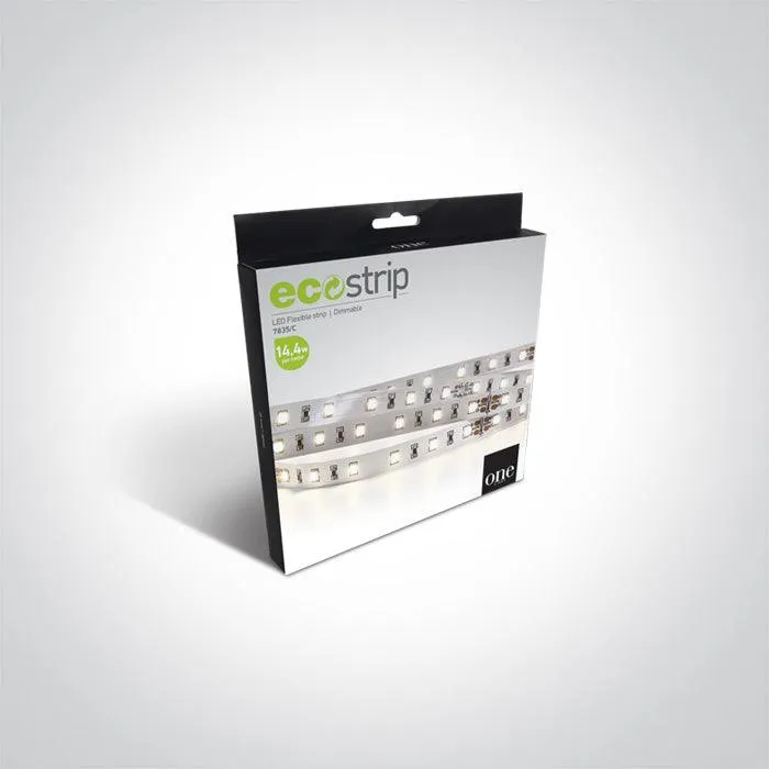 7835 LED STRIP 24vDC CW 5m ROLL 14,4w/m IP20