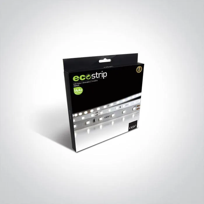 7835 LED STRIP 24vDC CW 5m ROLL 14,4w/m IP20
