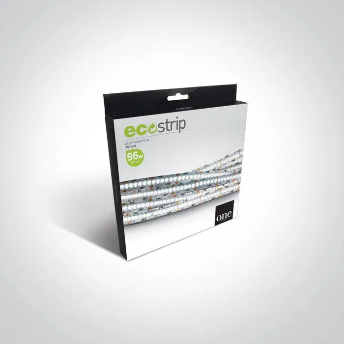 7870 LED STRIP 24vDC CW 5m ROLL 19,2w/m IP20
