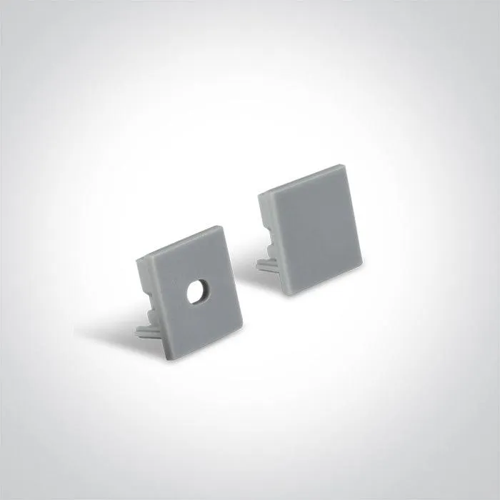 7906/AL ALUMINIUM PROFILE 2m   PMMA opal square diffuser
