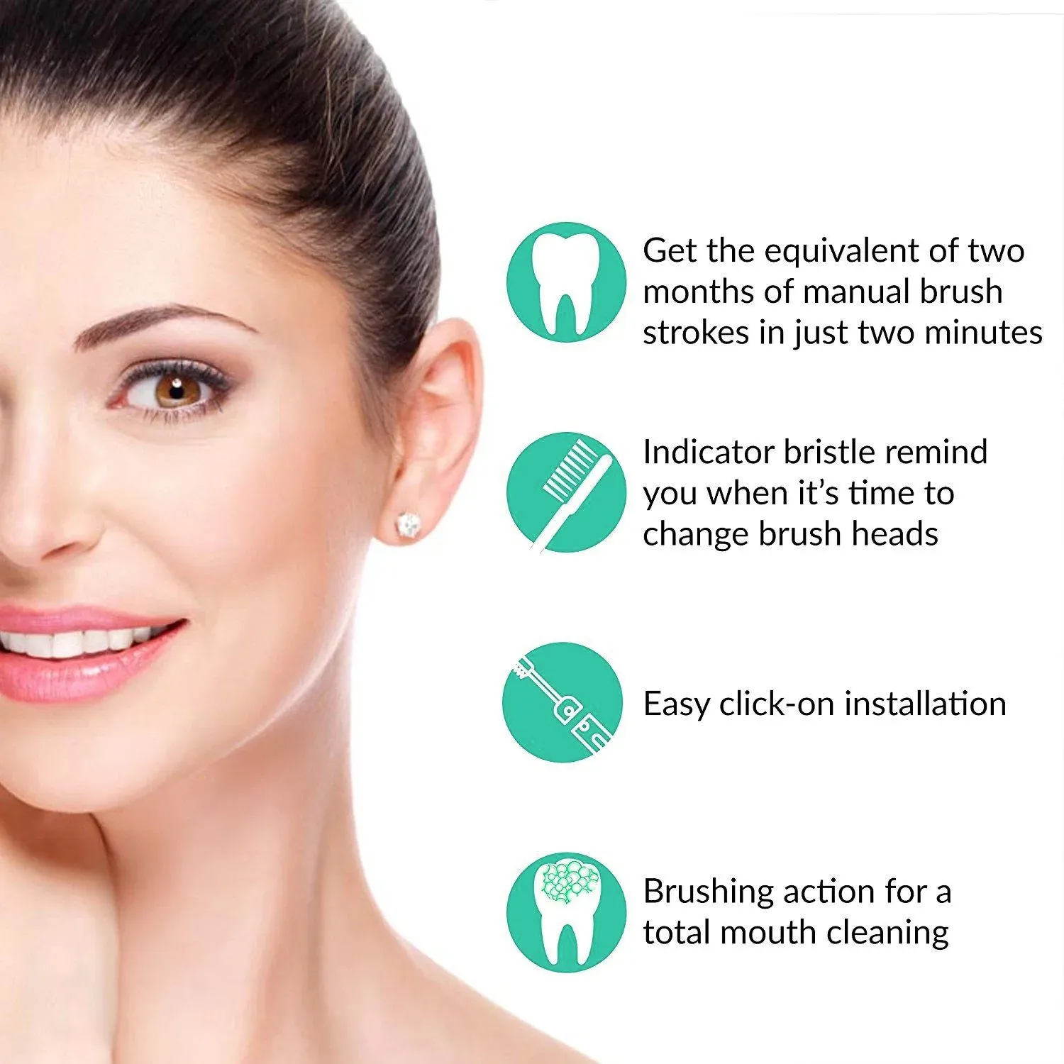 8-Pack: Generic Oral-B Braun Electric Toothbrush Heads Replacement Round Soft