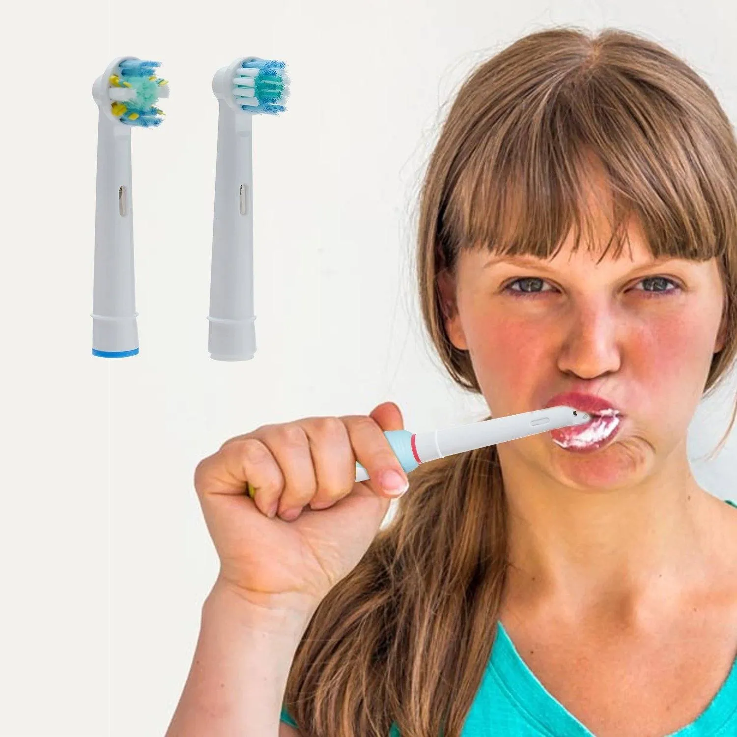 8-Pack: Generic Oral-B Braun Electric Toothbrush Heads Replacement Round Soft