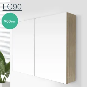 900mm Oak Shaving Cabinet